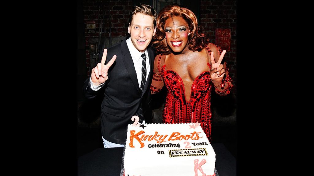 HS - Kinky Boots - 2 year anniversary - wide - Kyle Taylor Parker - Andy Kelso - 4/15