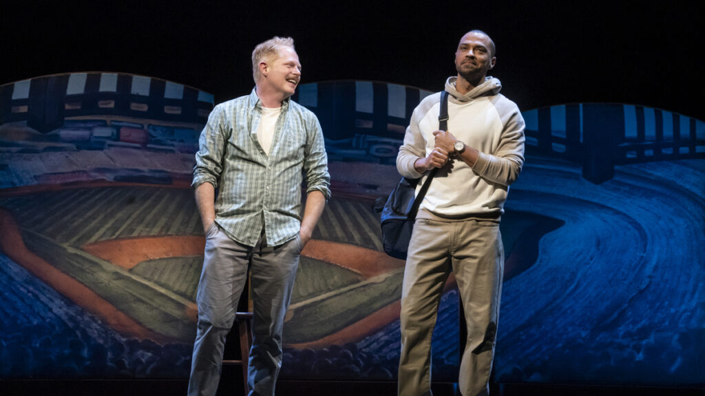 Show Photos - Take Me Out - Jesse Tyler Ferguson - Jesse Williams - 3/22 - Photo: Joan Marcus